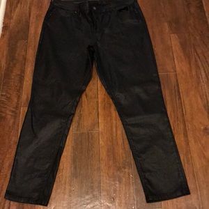 The Limited black shiny jeans - 18R